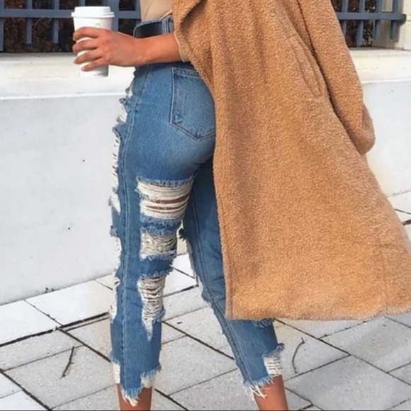 FN Ripped Baggy Mom Jeans - Picture 2 of 10